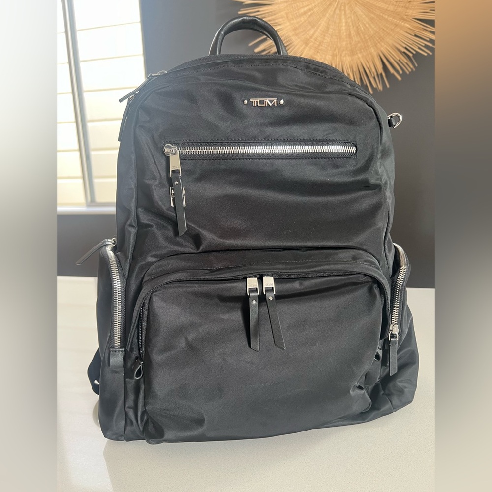 Tumi Black Nylon Womens Backpack
